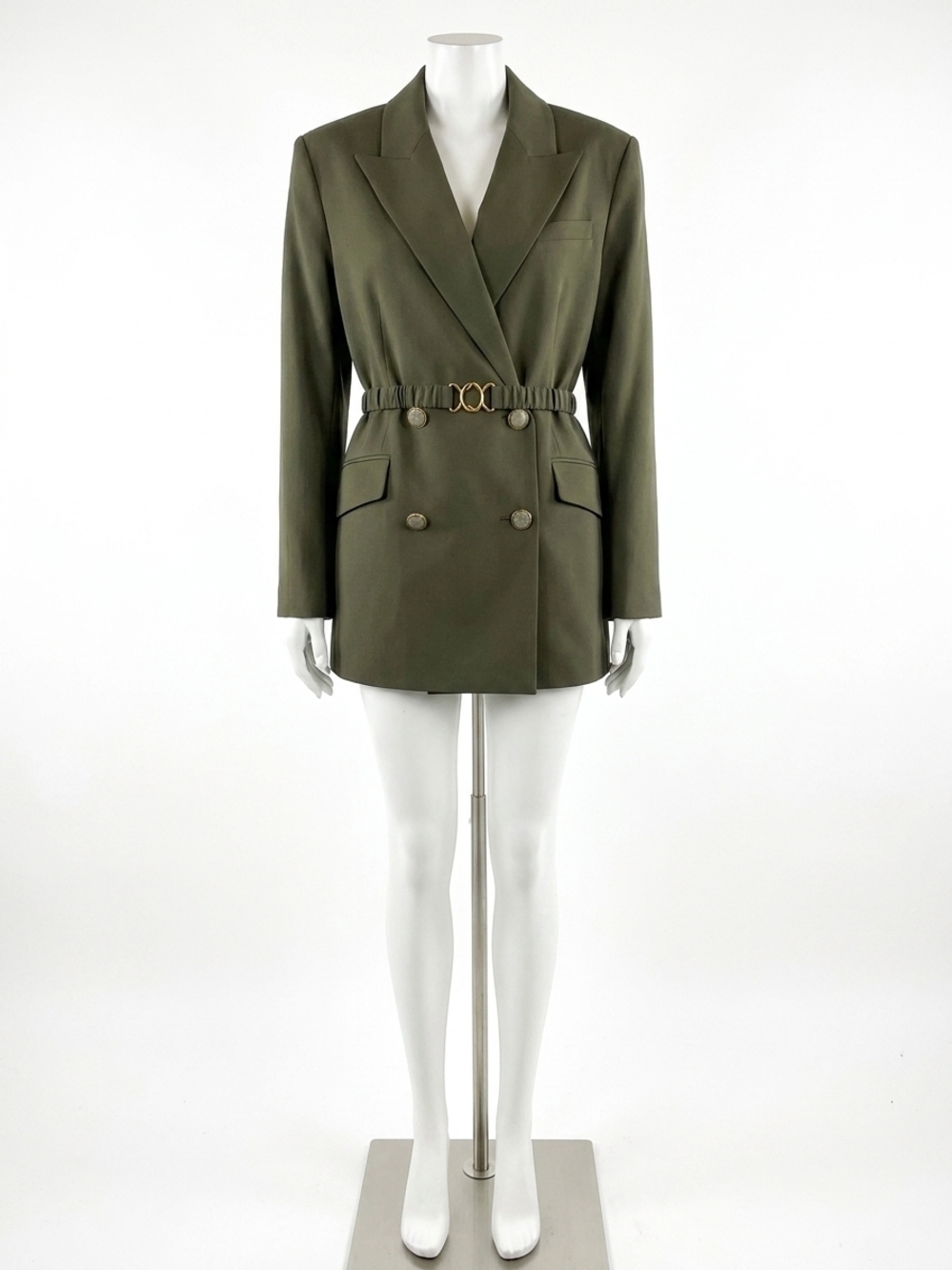 NEW VERONICA BEARD women's hutchinson wool-blend dickey jacket in loden
